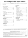 2011 Ford Crown Victoria, Mercury Grand Marquis Factory Workshop Service Manual