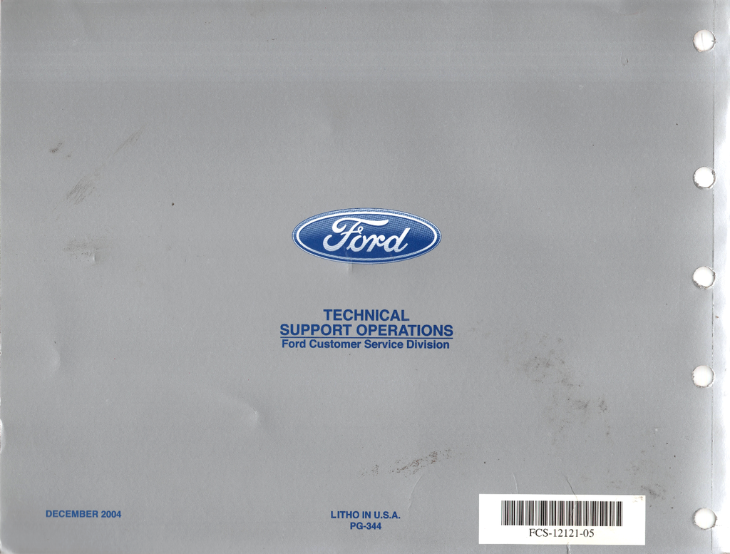 2005 Ford Mustang Factory Electrical Wiring Diagrams Manual