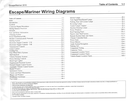 2010 Ford Escape, Mercury Mariner Factory Electrical Wiring Diagrams Manual