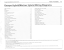 2010 Ford Escape Hybrid, Mercury Mariner Hybrid Factory Electrical Wiring Diagrams Manual
