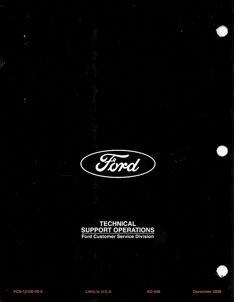 2009 Ford 6.0L Diesel Powertrain Control/Emissions Diagnosis Original Factory Service Manual