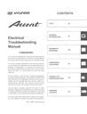 2000 Hyundai Accent Factory Electrical Troubleshooting Manual Supplement