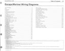 2008 Ford Escape, Mercury Mariner Factory Electrical Wiring Diagrams Manual