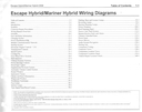 2008 Ford Escape Hybrid, Mercury Mariner Hybrid Factory Electrical Wiring Diagrams Manual
