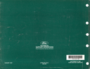 1998 Ford Escort, Mercury Tracer Sedan/Wagon Factory Electrical Vacuum & Troubleshooting Wiring Diagrams Manual