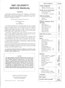 1987 Chevrolet Celebrity Factory Shop Repair Service Manual Eurosport