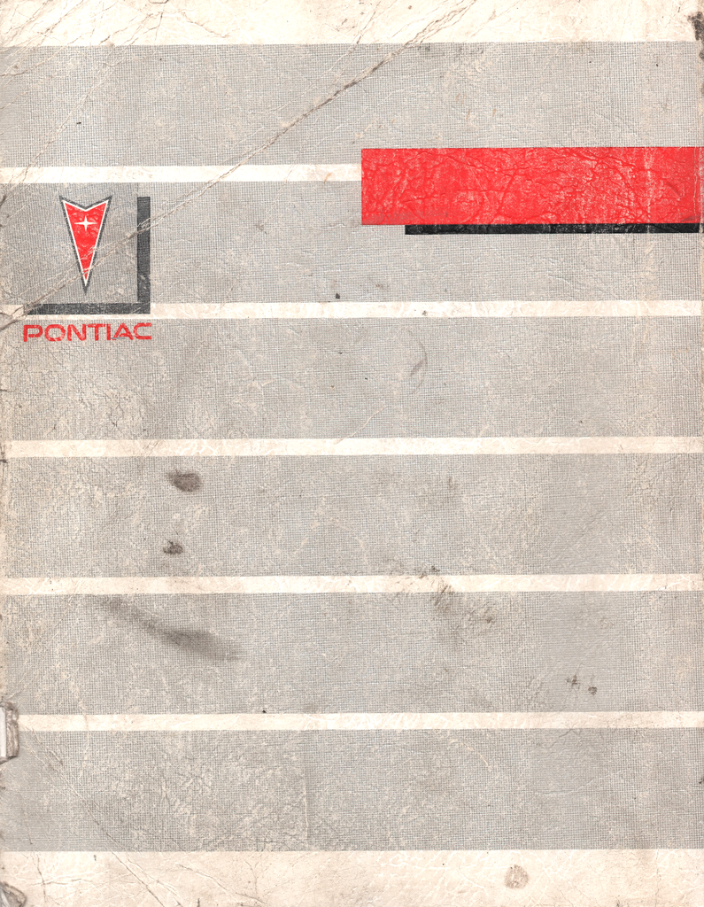 1990 Pontiac Trans Sport Factory Shop Repair Service Manual