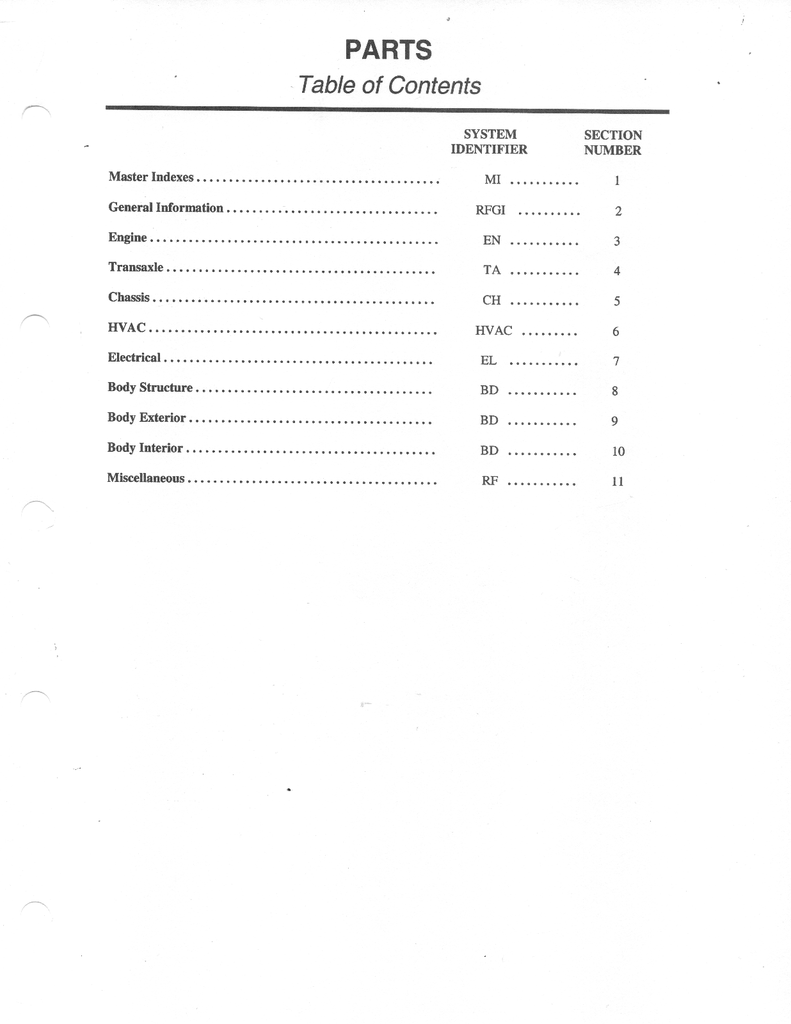 2000 2001 2002 2003 2004 2005 Saturn L-Series Factory Parts & Illustration Catalog