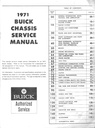 1971 Buick Factory Repair Shop Chassis Service Manual Skylark GSX Riviera LeSabre Centurion Electra Estate Wagon
