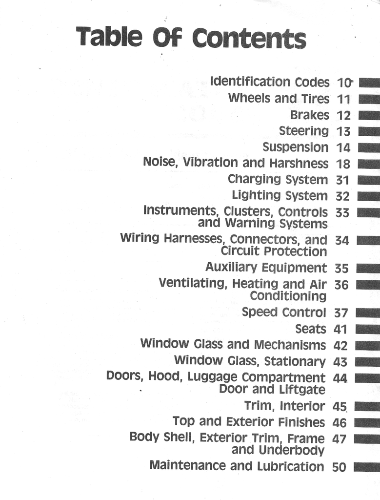1988 Ford Taurus, Mercury Sable Factory Workshop Service Manual Set