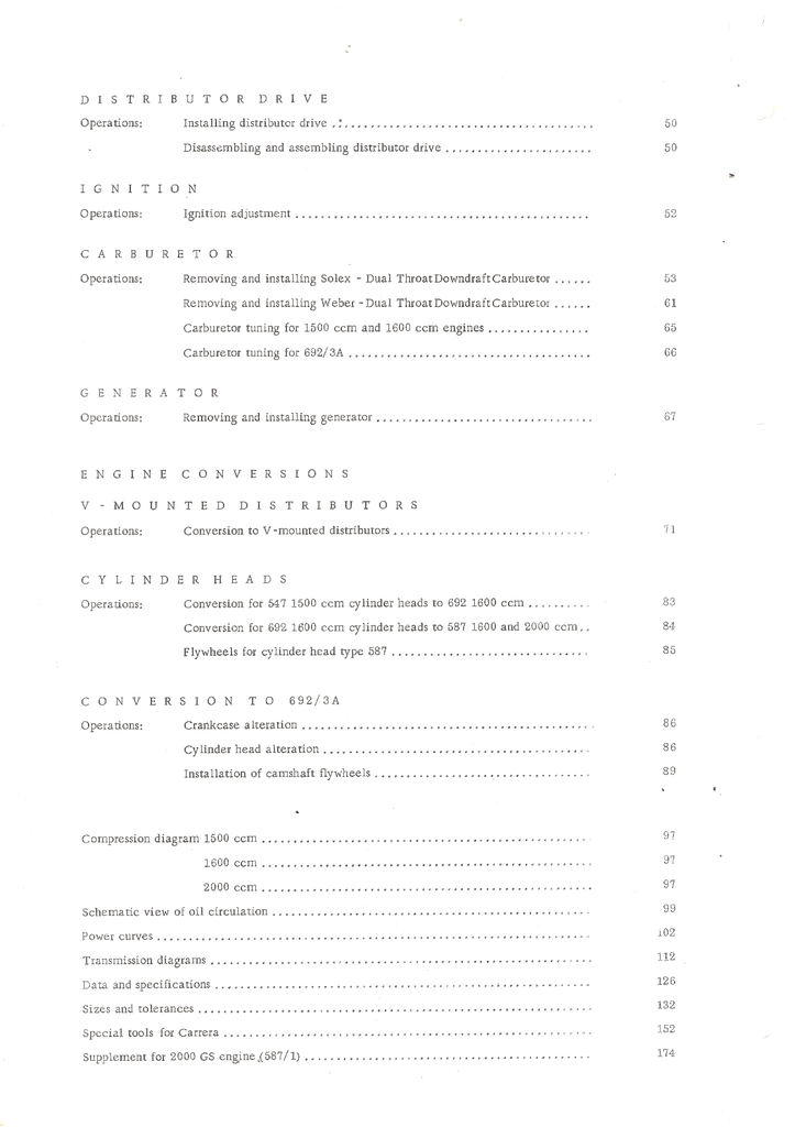 1963 Porsche 356 1500GS, 1600GS, 2000GS Factory Engine Assembly Guide