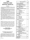 1989 Pontiac 6000 Factory Shop Repair Service Manual