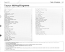 2011 Ford Taurus Factory Electrical Wiring Diagrams Manual