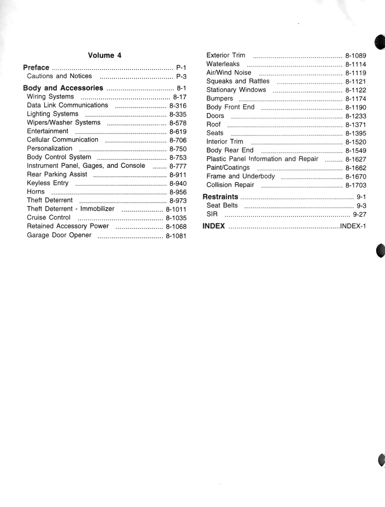 2002 GM Chevrolet Tahoe, Suburban & Avalanche; GMC Yukon & Denali; Cadillac Escalade & EXT Factory Shop Repair Service Manual Set