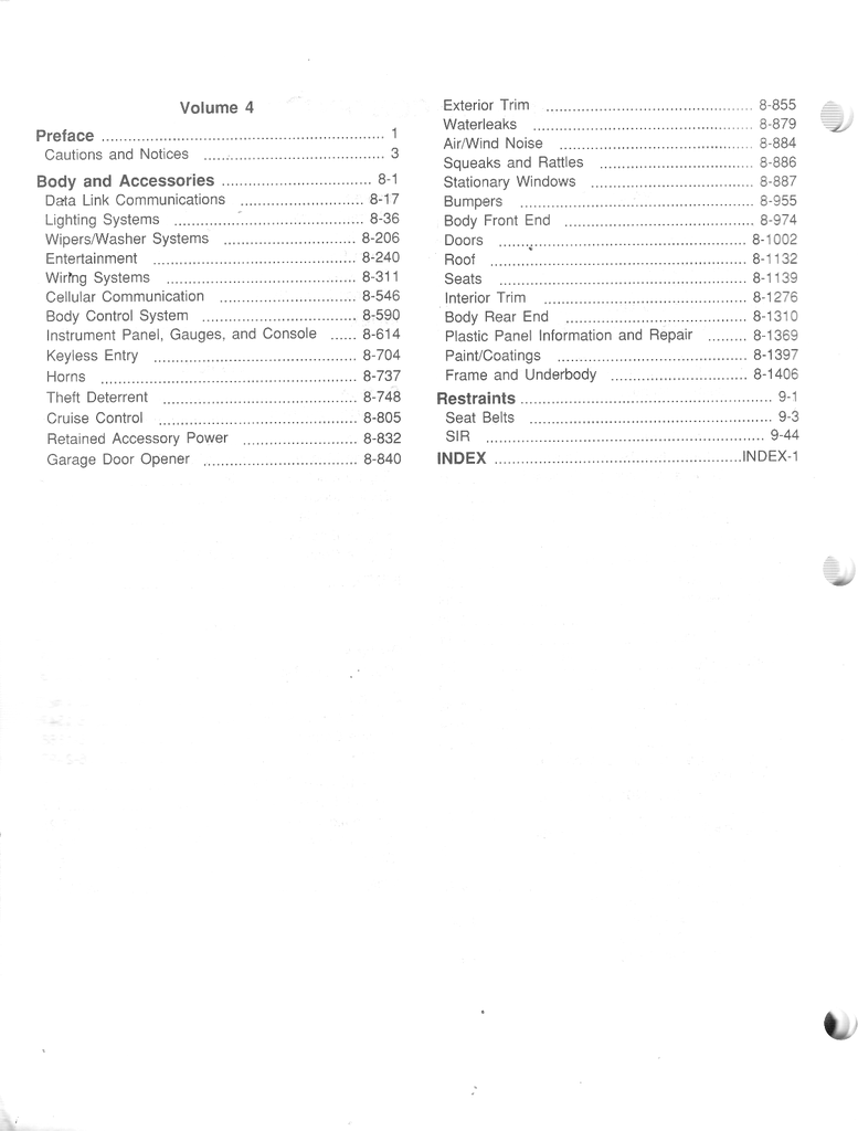 2000 Chevrolet/GMC/Cadillac Silverado/Sierra/Escalade Tahoe/Suburban/Yukon C/K Truck Factory Shop Repair Service Manual 4 Vol. Set