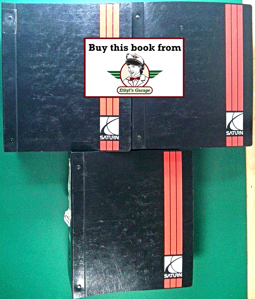 1996 Saturn Factory Shop Service Repair Manual Full 3 Volume Set--SC1, SC2, SL1, SL2, SW1, SW2