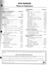 2002 Ford Ranger Factory Workshop Service Manual Set