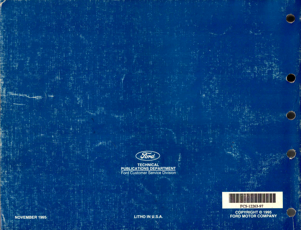 1997 Ford F-150 Classic Factory Electrical & Vacuum Troubleshooting Wiring Diagrams Manual