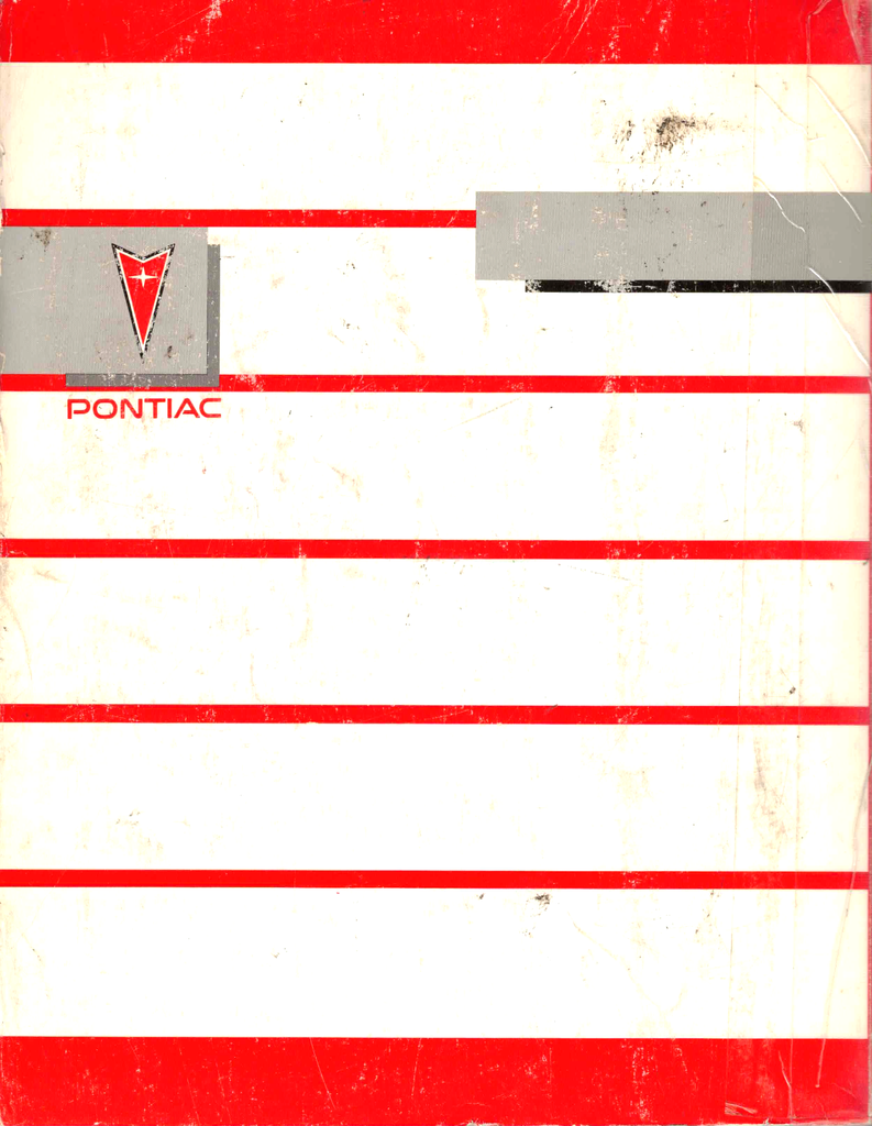 1991 Pontiac 6000 Factory Shop Repair Service Manual