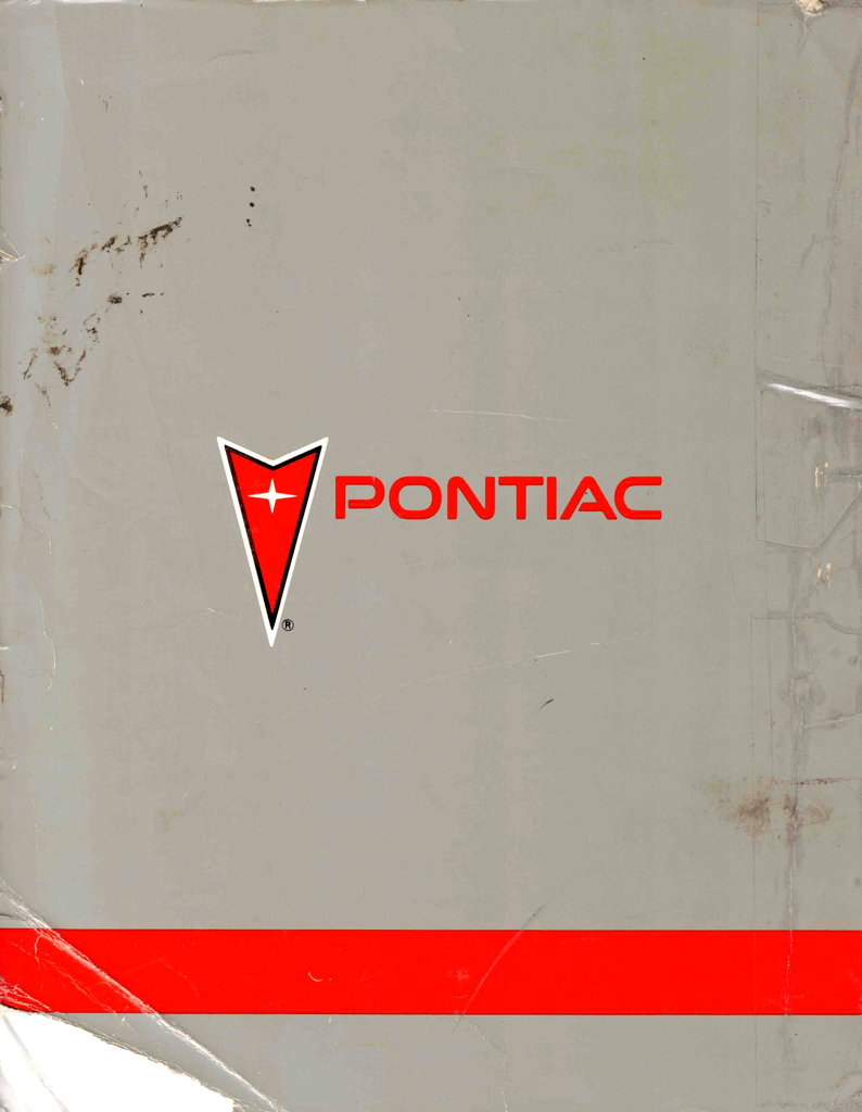 1993 Pontiac Sunbird Factory Shop Repair Service Manual