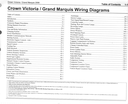 2006 Ford Crown Victoria and Mercury Grand Marquis Factory Electrical Wiring Diagrams Manual