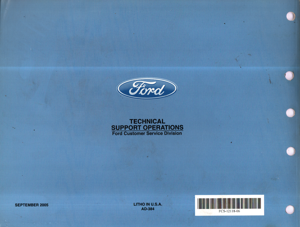 2006 Ford Crown Victoria and Mercury Grand Marquis Factory Electrical Wiring Diagrams Manual