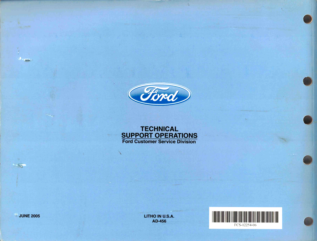 2006 Ford F-250, F-350, F-450, F-550 Super Duty Factory Electrical Wiring Diagrams Manual