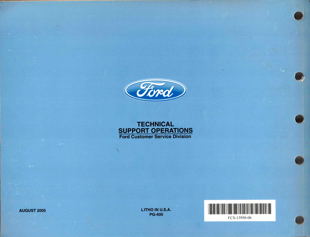 2006 Ford Freestyle, Five Hundred & Mercury Montego Factory Electrical Wiring Diagrams Manual
