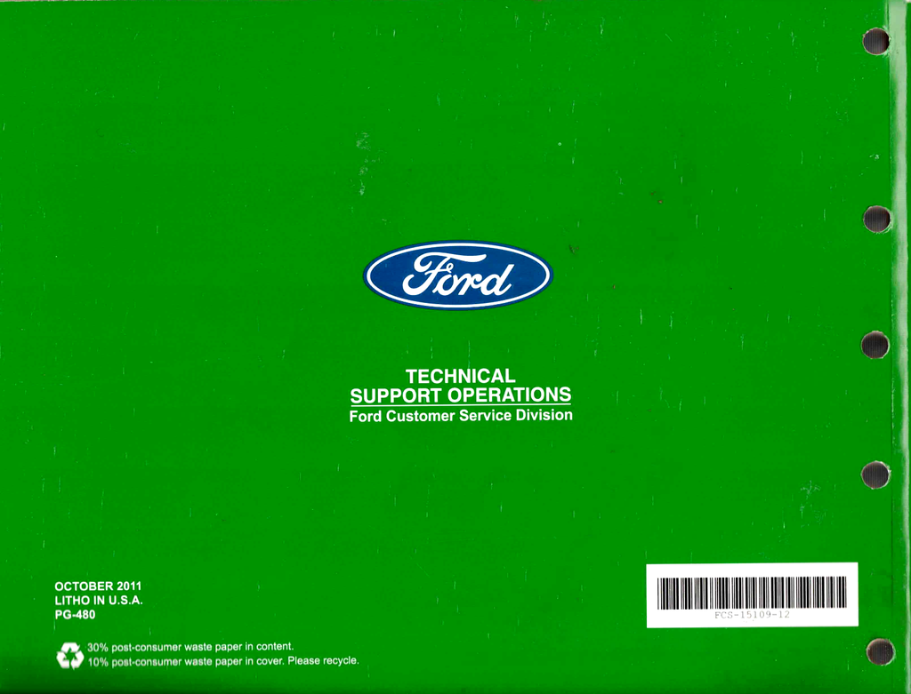 2012 Ford Lincoln MKS Factory Electrical Wiring Diagrams Manual