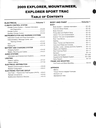 2009 Ford EXplorer & Sport Trac, Mercury Mountaineer Factory Workshop Service Manual Set
