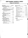 2009 Ford Taurus & Taurus X, Mercury Sable Factory Workshop Service Manual Set