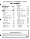 2003 Ford Excursion, F-250, F-350, F-450, F-550 F-Super Duty Factory Workshop Service Manual Set