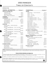 2003 Ford Ranger Factory Workshop Service Manual