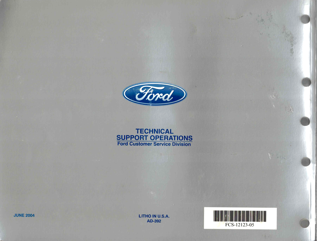 2005 Ford Taurus Mercury Sable Factory Electrical Wiring Diagrams Manual