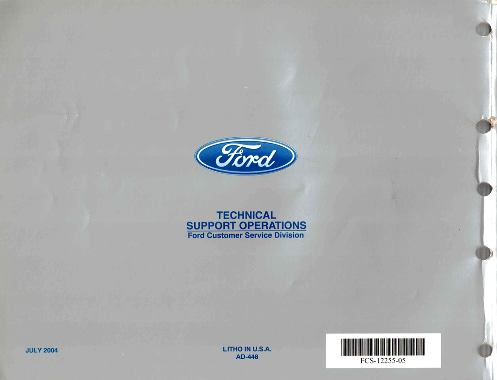 2005 Ford Freestar Mercury, Monterey Factory Electrical Wiring Diagrams Manual