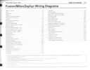 2006 Ford Fusion, Mercury Milan, Lincoln Zephyr Electrical Wiring Diagrams Manual