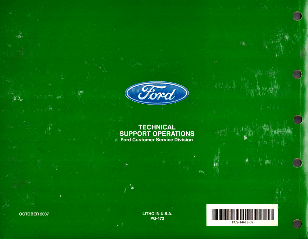 2008 Ford F-250, F-350, F-450, F-550 Super Duty Factory Electrical Wiring Diagrams Manual