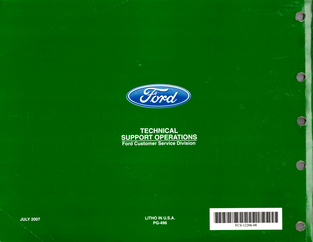 2008 Ford Explorer, Explorer Sport Trac, Mercury Mountaineer Factory Electrical Wiring Diagrams Manual