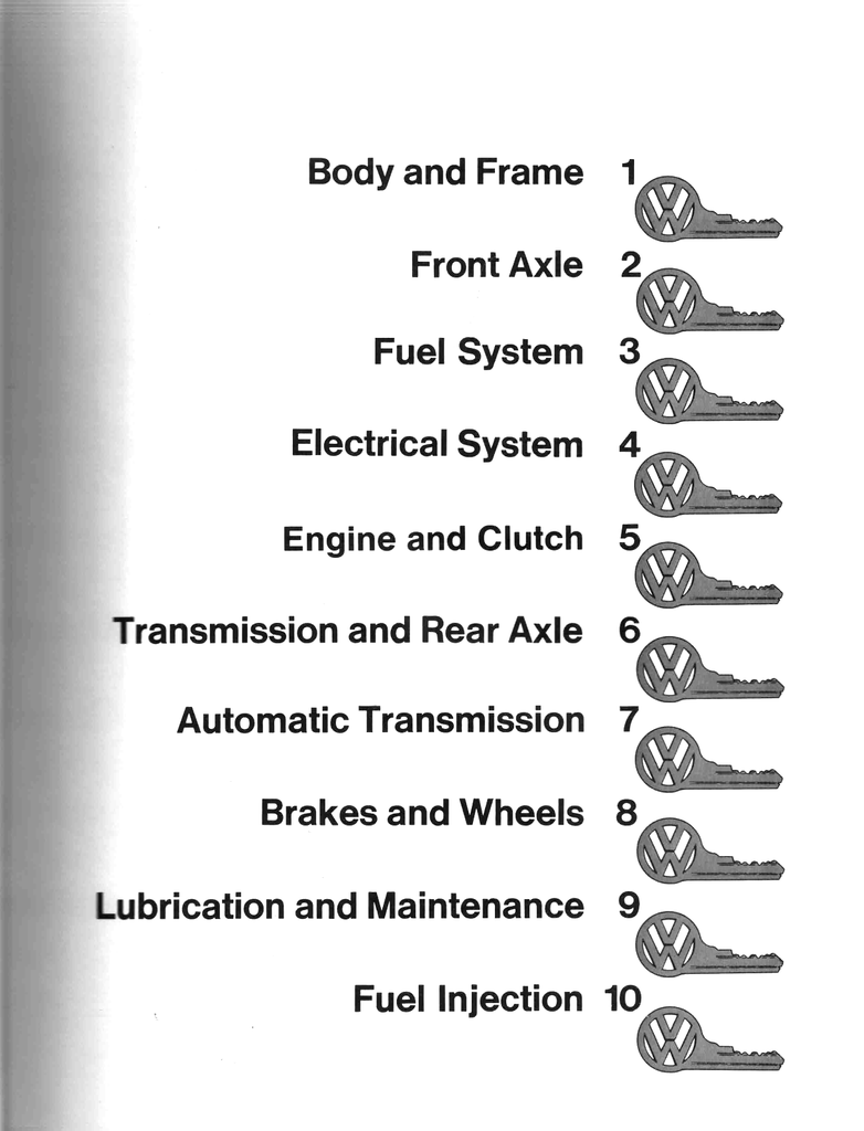 1968-1979 Volkswagen Transporter Type 2 Official Shop Service Repair Manual, VW Bus