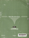 2000 Ford Car & Truck Factory Engine/Emissions Facts Book Summary