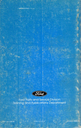 1984 Ford Car Factory Specifications Book--Town Car, Crown Victoria/Grand Marquis, Mark VII/Continental, Thunderbird/Cougar, LTD/Marquis, Tempo/Topaz, Mustang/Capri, Escort/Lynx/EXP