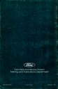 1985 Ford Car Factory Specifications Book--Town Car, Crown Victoria/Grand Marquis, Mark VII/Continental, Thunderbird/Cougar, LTD/Marquis, Tempo/Topaz, Mustang/Capri, Escort/Lynx/EXP