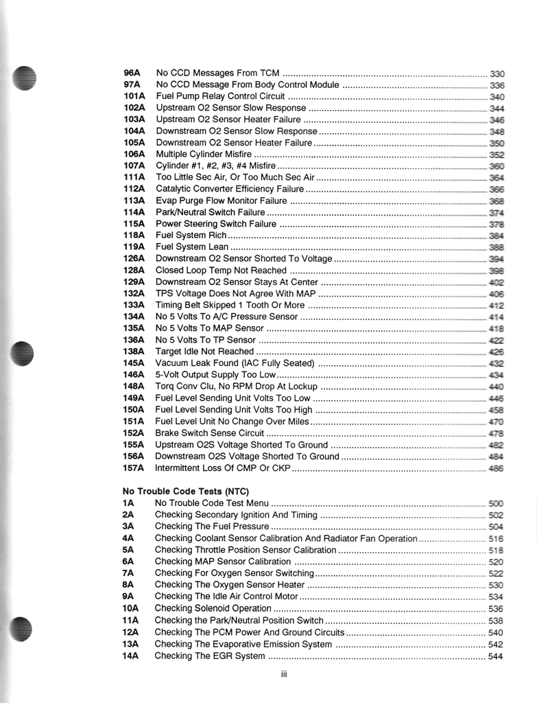 1995 Chrysler/Dodge/Eagle/Plymouth 2.0L/2.4L Electronic Fuel Injection SFI SOHC/DOHC Powertrain Diagnostic Procedures Factory Service Manual