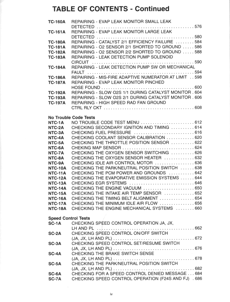 1996 Chrysler/Dodge/Eagle/Plymouth 2.0L/2.4L/2.5L/3.3L/3.5L SFI Car Powertrain Diagnostic Procedures Factory Service Manual 