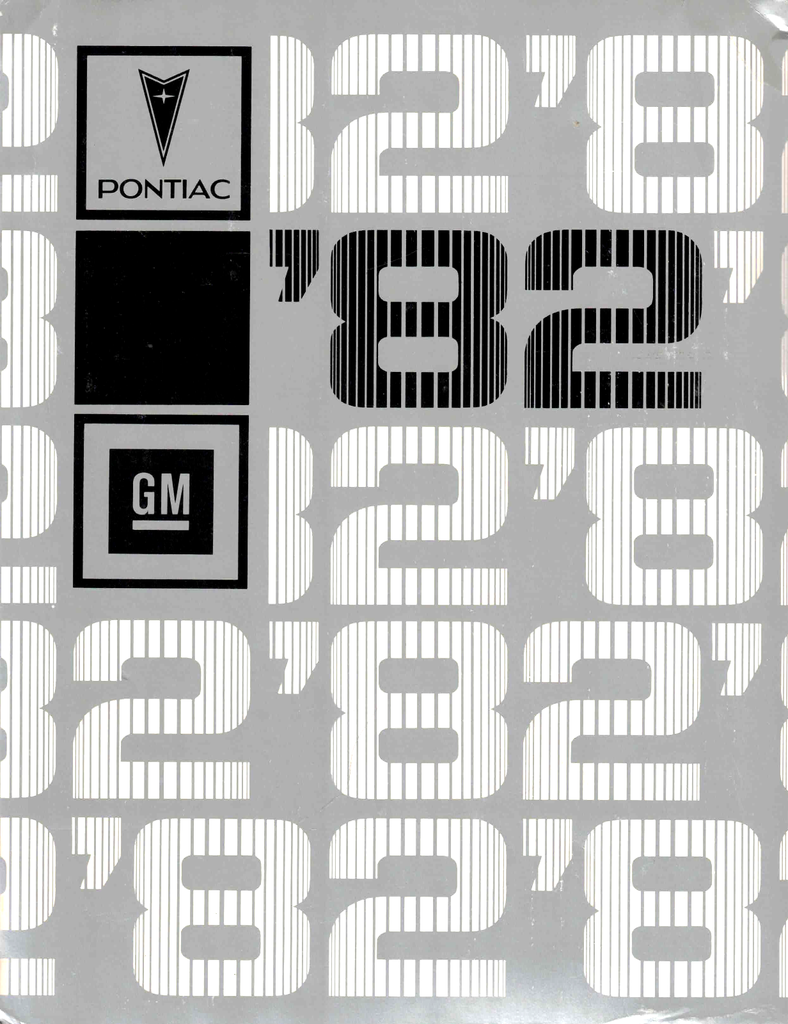 1982 Pontiac J2000 (Sunbird) Factory Shop Service Manual