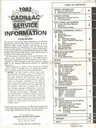 1982 Cadillac Service Information Factory Service Manual