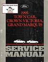 1995 Lincoln Town Car, Ford Crown Victoria, Mercury Grand Marquis Original OEM Factory Shop Repair Service Manual