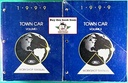1999 Ford Lincoln Town Car Original OEM Factory Shop Repair Service Manual 2 Vol Set