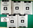 1999 Chrysler Town & Country, Dodge Caravan, & Plymouth Voyager Factory Shop Repair Service Manuals 5 Vol. Set
