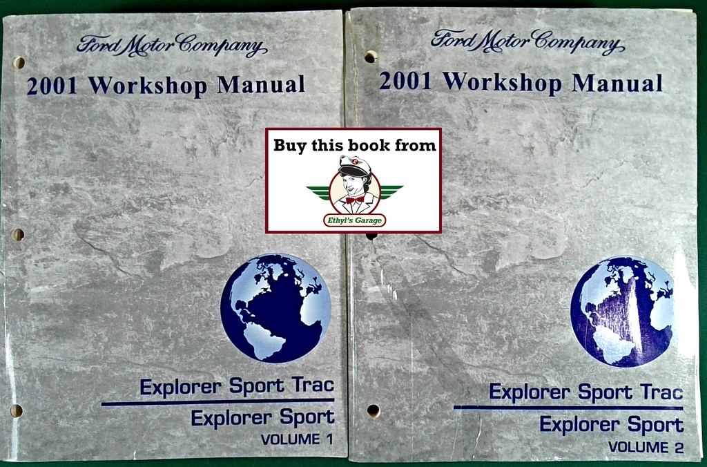 2001 Ford Explorer Sport Trac & Explorer Sport Factory Workshop Service Manual Set